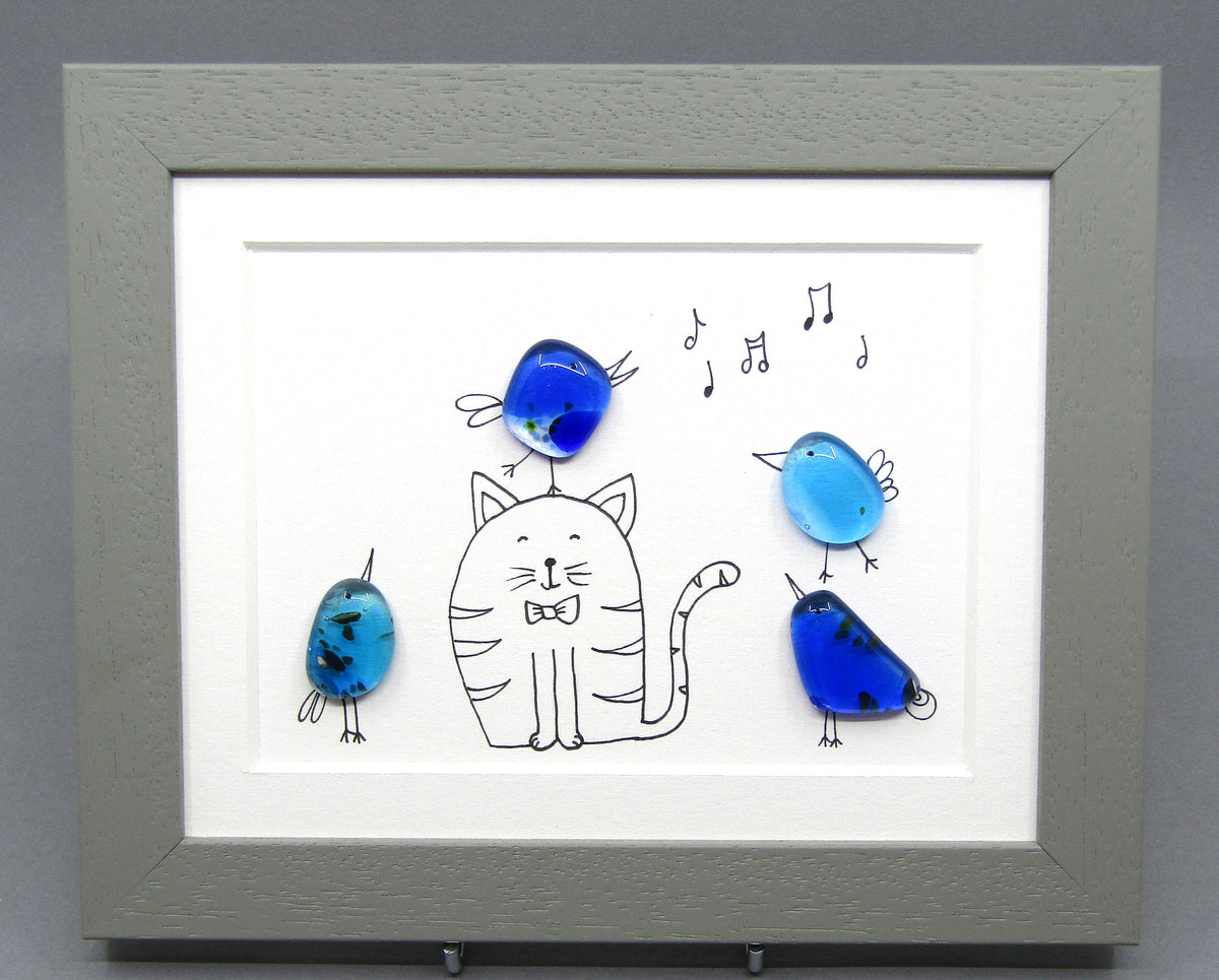 Fused Glass and Illustration by Niko Brown