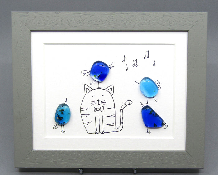Fused Glass and Illustration by Niko Brown