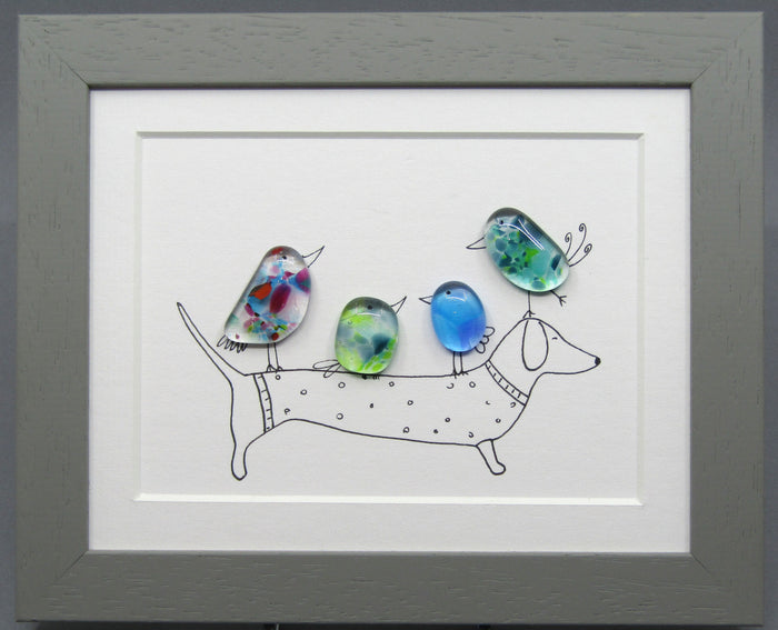 Fused Glass & Illustration by Niko Brown