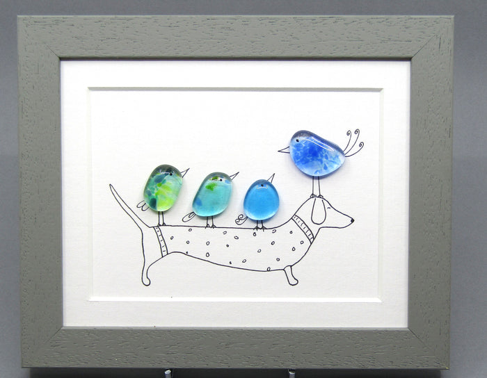 Fused Glass & Illustration by Niko Brown