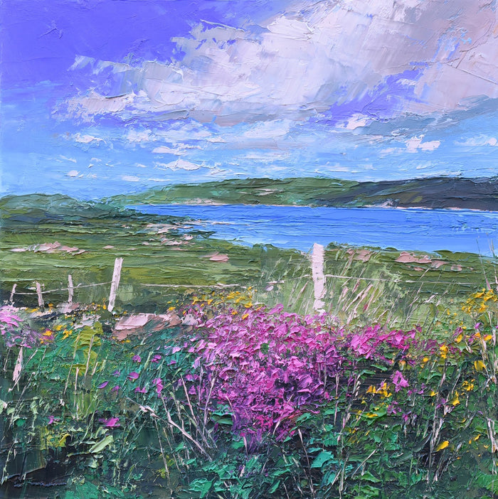 Heather, Connemara - signed limited edition print by Colin Carruthers