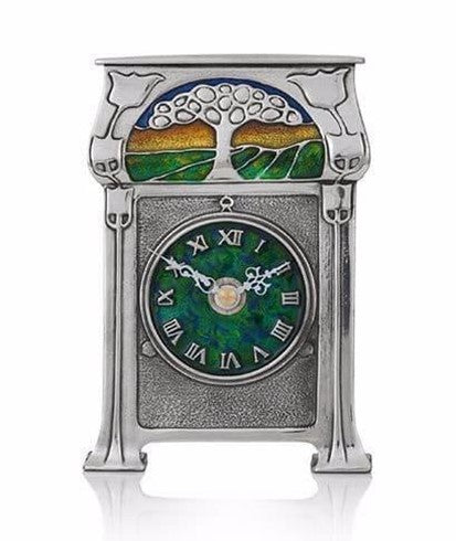 Arts & Craft 'Sunset' Design Clock – Obsidian Art