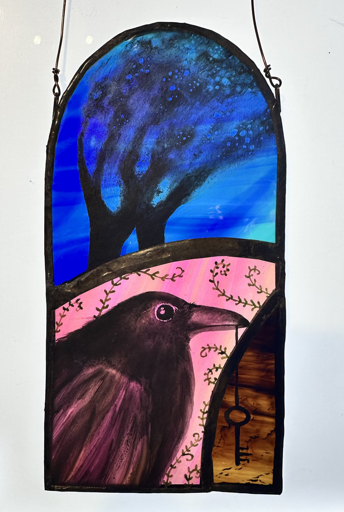 Crow, Key & Tree by Dera Eden