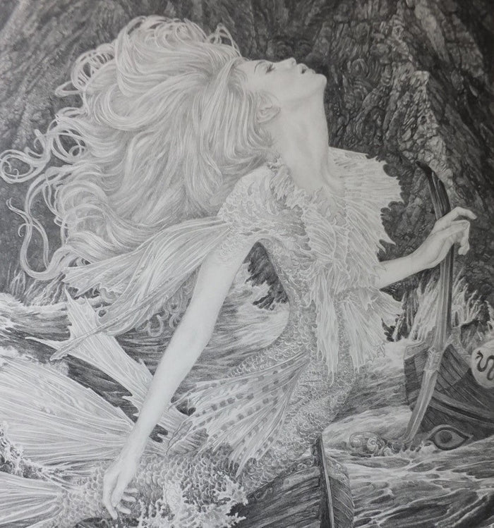 Cry of the Siren - Original Drawing