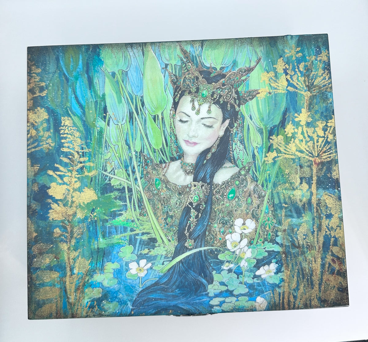 Jewellery / Tea / Trinket Box by Monika Maksym featuring Artwork by Ed Org