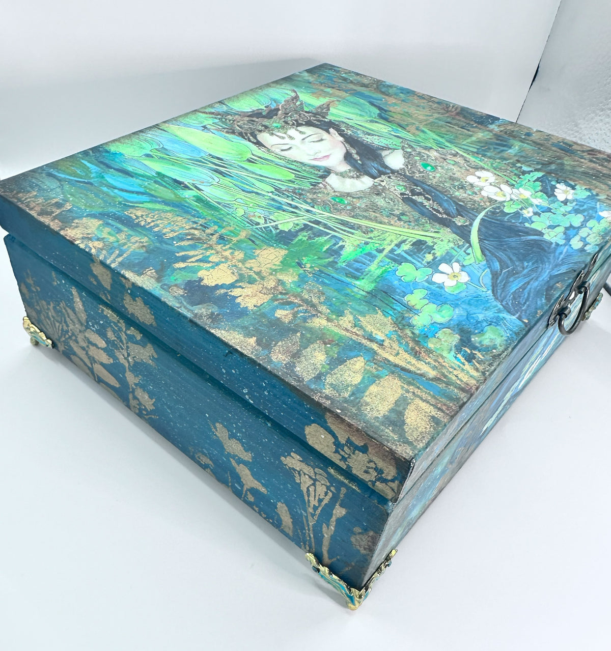 Jewellery / Tea / Trinket Box by Monika Maksym featuring Artwork by Ed Org