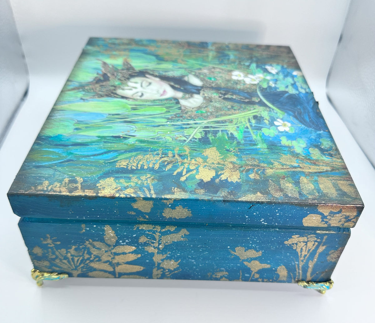 Jewellery / Tea / Trinket Box by Monika Maksym featuring Artwork by Ed Org