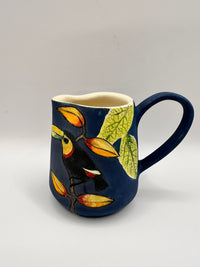 Toucan Design Small Jug in Blue with by Jeanne Jackson