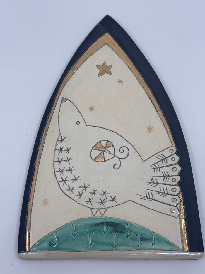 Bird & Star Plaque by Sophie Smith (SS114)