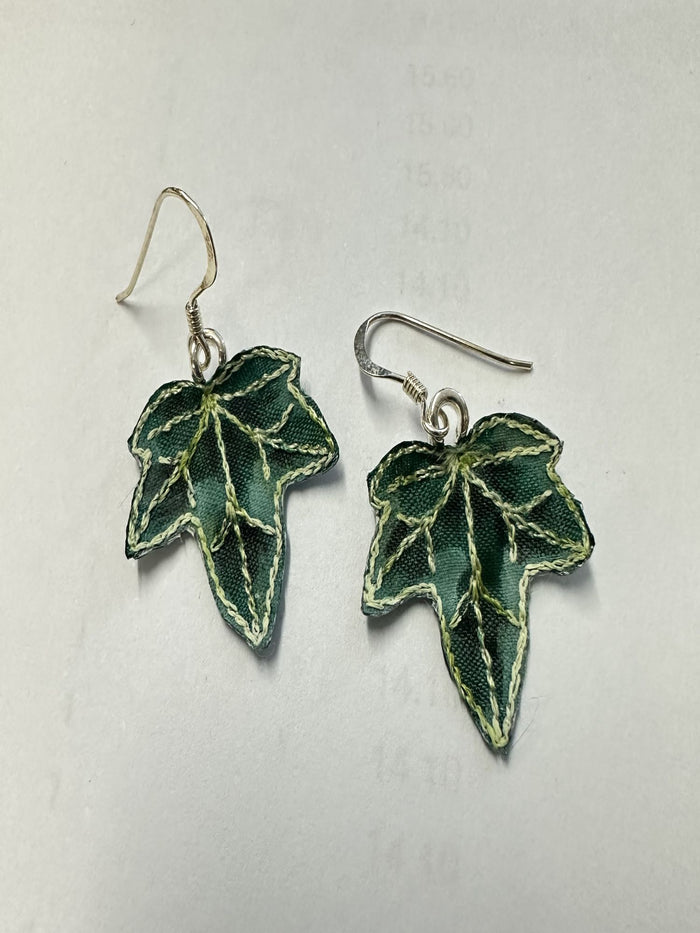 Small Ivy Leaf Earrings by Vikki Lafford Garside