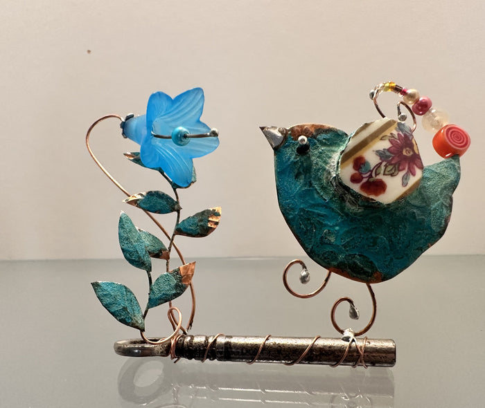 Small Bird on Key Assemblage