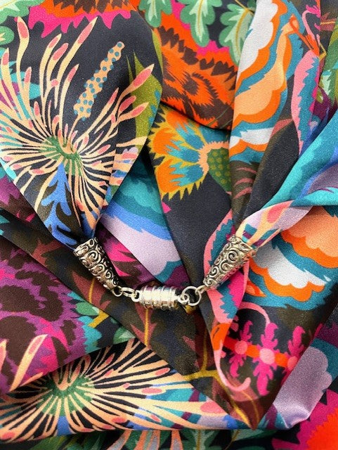 Natasha Silk Scarf by Ladycrow