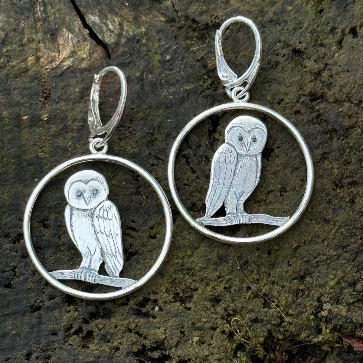 Owl Earrings by Rachel Bailey