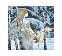 Snow Moon - limited edition print by Ed Org