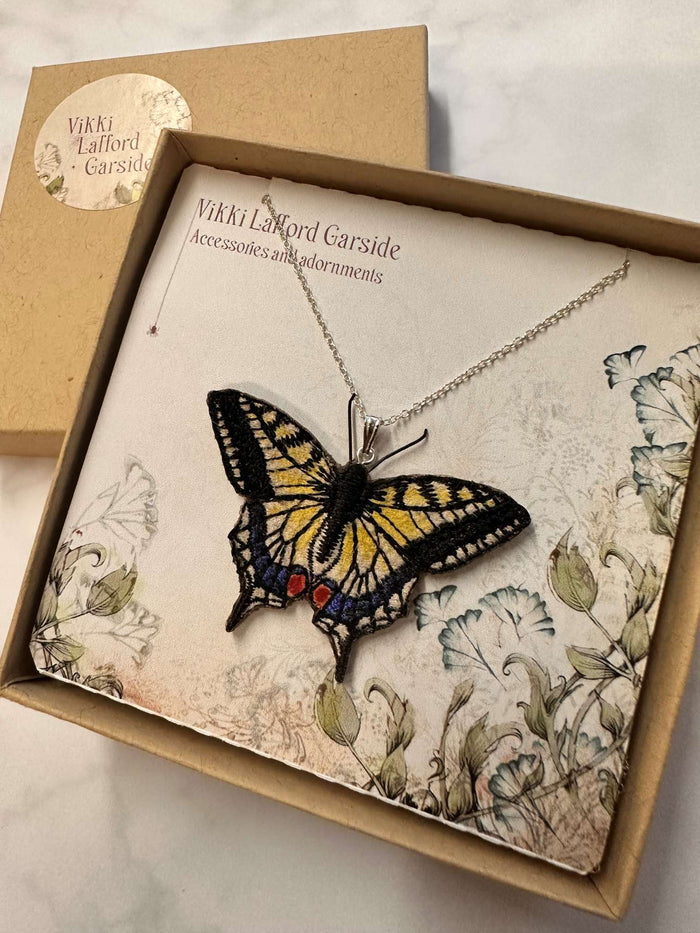 Swallowtail Butterfly Pendant by Vikki Lafford Garside