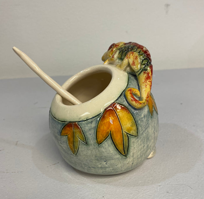Salter & Spoon Chameleon Pot by Jeanne Jackson