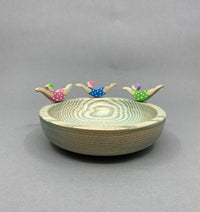 Handcrafted oak bowl by Phil Jackson.