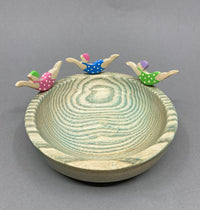 Handcrafted oak bowl by Phil Jackson.