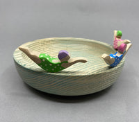 Handcrafted oak bowl by Phil Jackson.