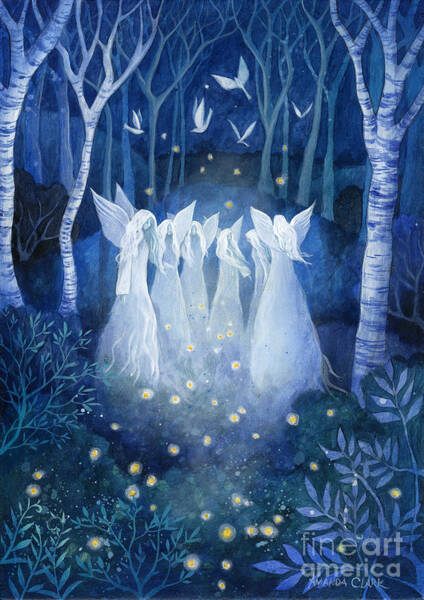 The Gathering of Angels Limited Edition Print by Amanda Clark