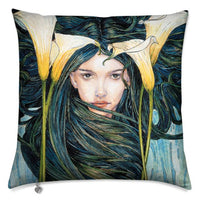 Arum Lily Cushion by Ed Org