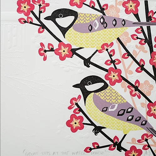 Great Tits at the Water By Ashley Hutchinson