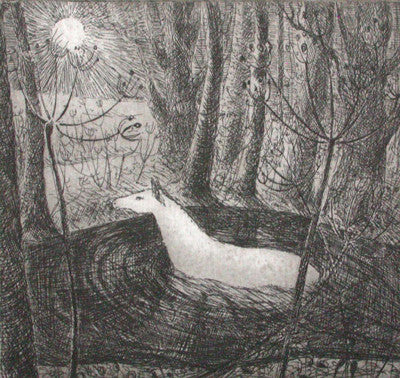 Flora McLachlan Crossing the Water etching