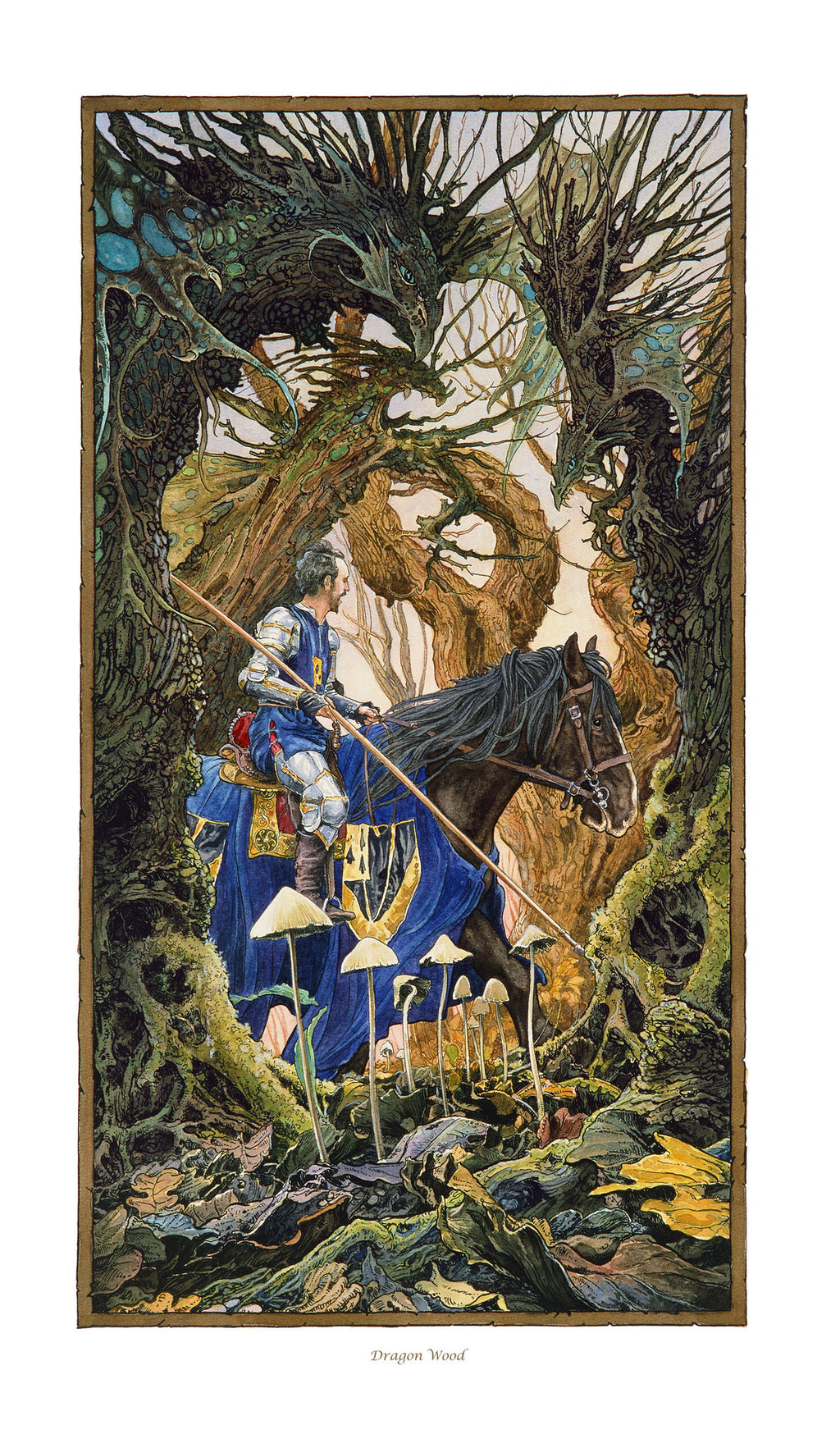 Dragon Wood- Limited Edition Print by Ed Org – Obsidian Art