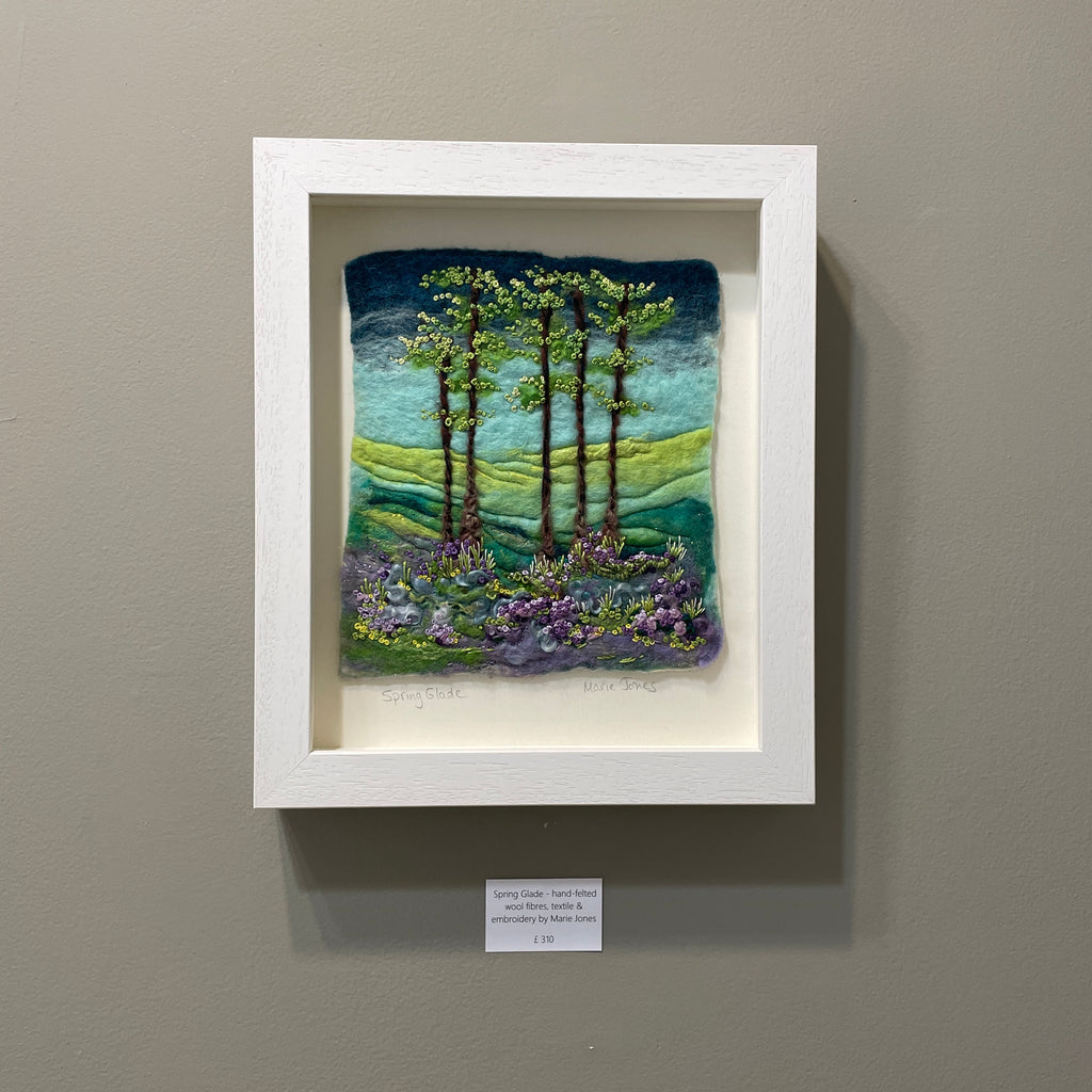 Spring Glade by Marie Jones Obsidian Art