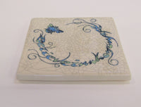 Bee Design Square Ceramic Tile, Trivet "Believe in Who You Are" by Mel Chambers