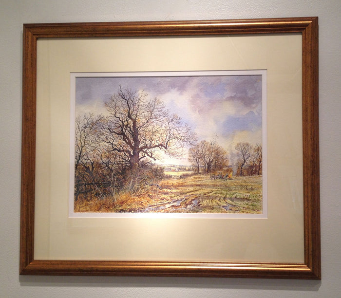 March Near Cuddington by Edward Stamp