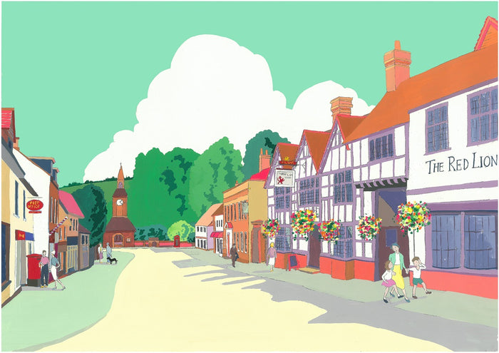 "Wendover High St" by Mary Casserley