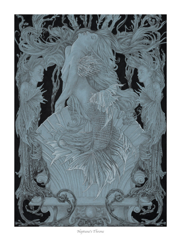 Neptune's Throne - Limited Edition Print by Ed Org