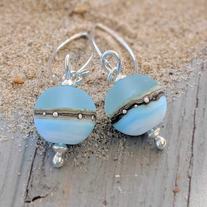 Sea Breeze Ball Drop Earrings by Julie Fountain