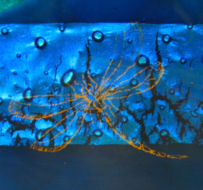 Jenny Hoole - Turquoise Gold Dragonfly Dish