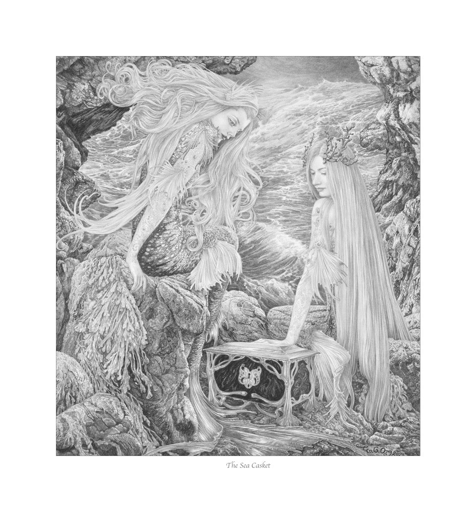 The Sea Casket - Limited Edition Print by Ed Org