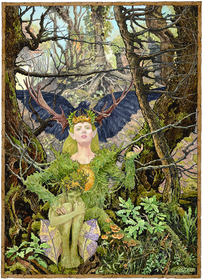 Under Command of Magic (signed limited edition print) by Ed Org