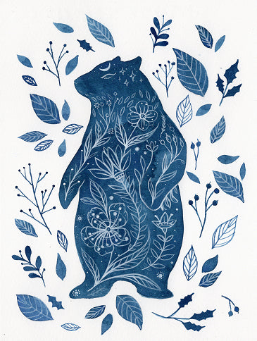 Gouache painting by Kae Winter