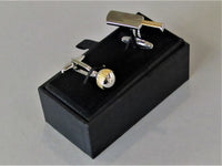 Cricket Bat&Ball Design, Pewter Cufflinks