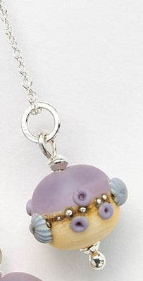 Sea Mist Round Pendant by Julie Fountain