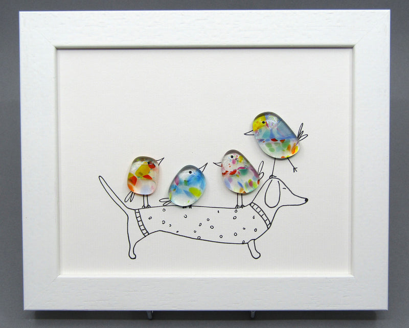 Fused Glass and Illustration by Niko Brown