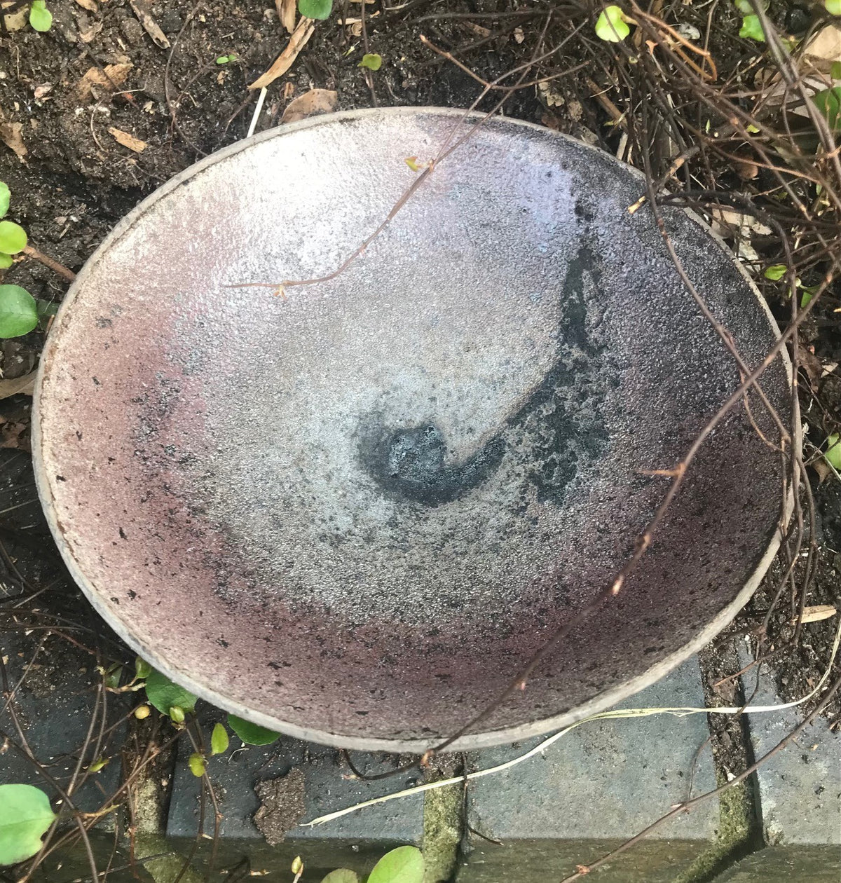 Raku Fired Bowl by Fenella Mowbray