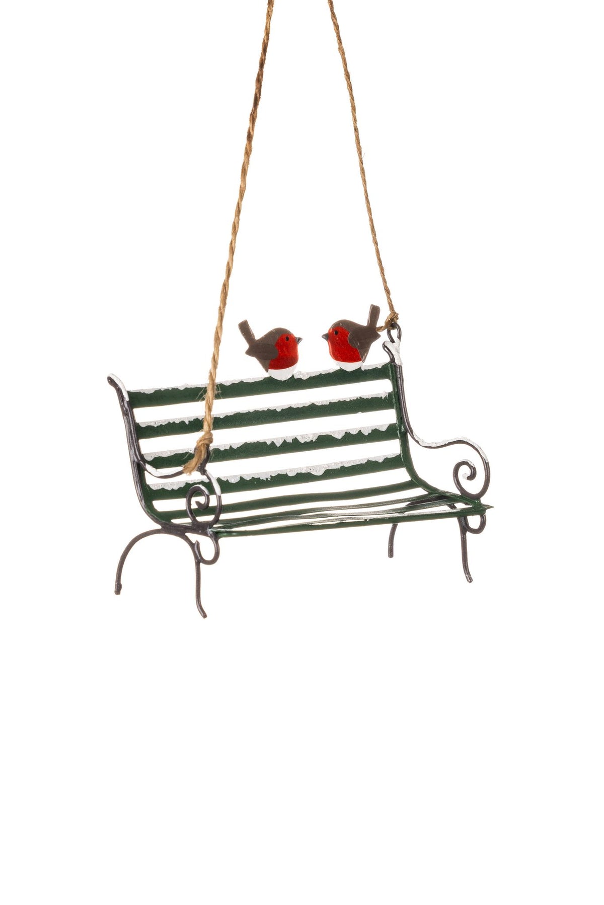Park Bench Hanging Xmas Decoration