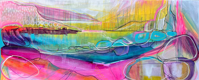 When the Sky Wants to Party painting by Amy Huitson
