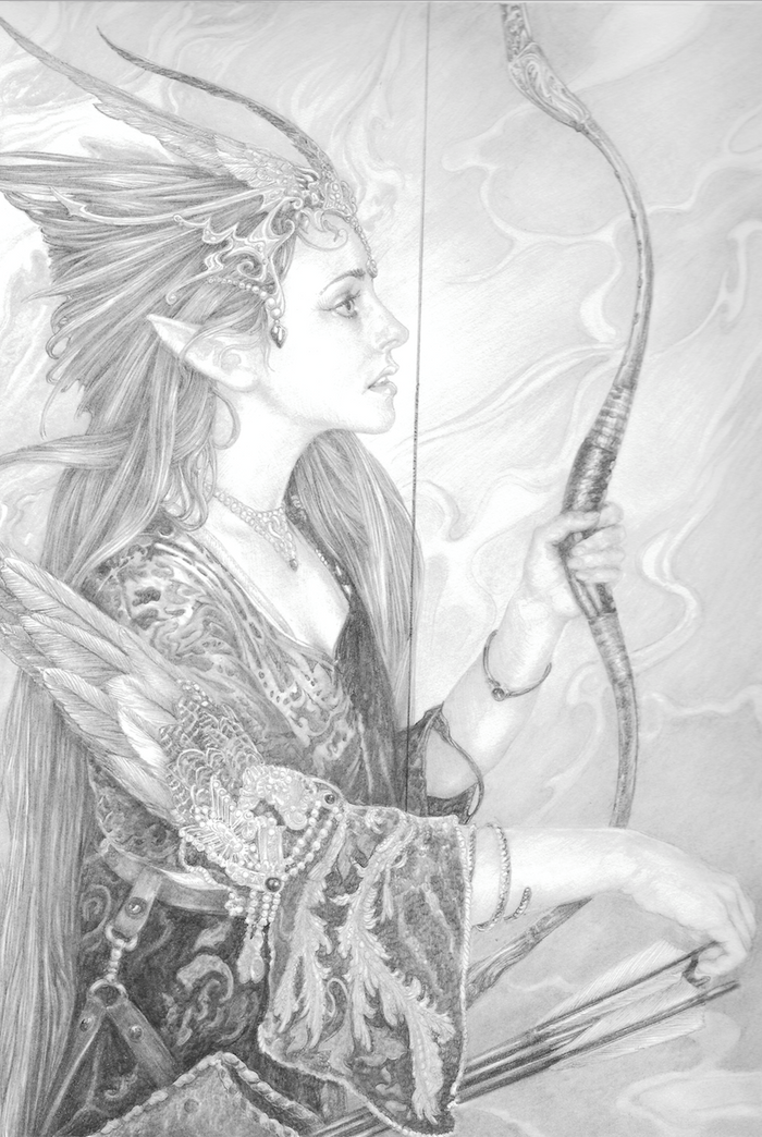 Archer of Lorien - Signed Print by Ed Org