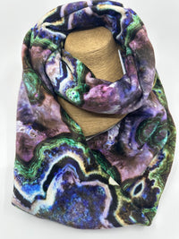 "Ayre" Velvet Infinity Scarf by Agate & Ayre