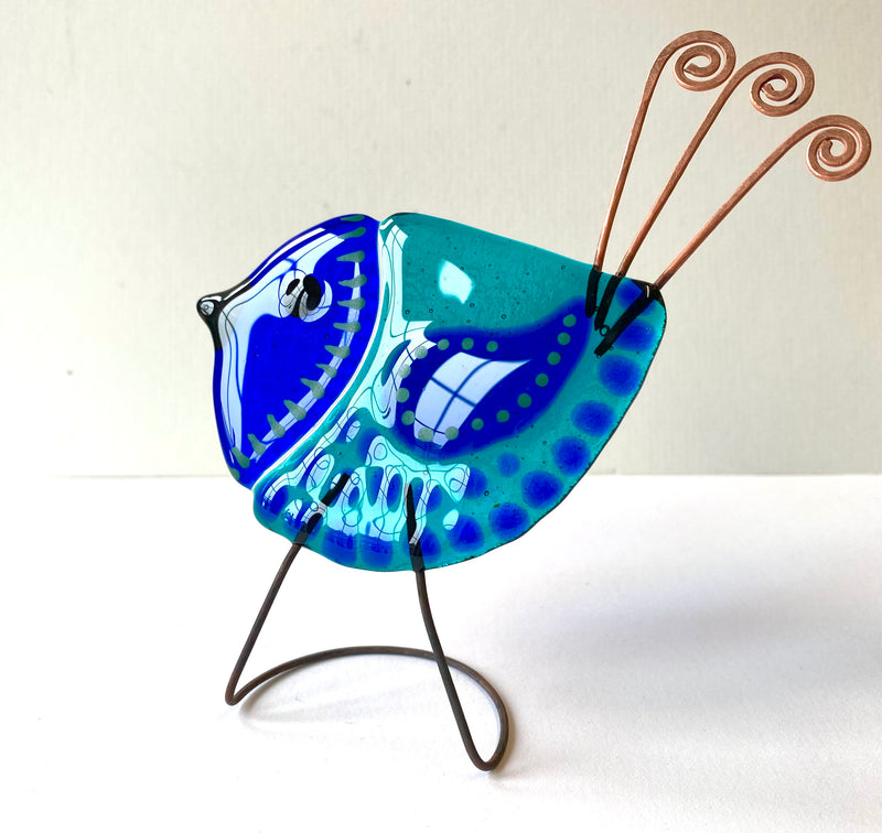Fused Glass Decoration by Sally Moore