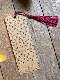 Owl Post Christmas Bookmark with Tassel by Natacha Chohra