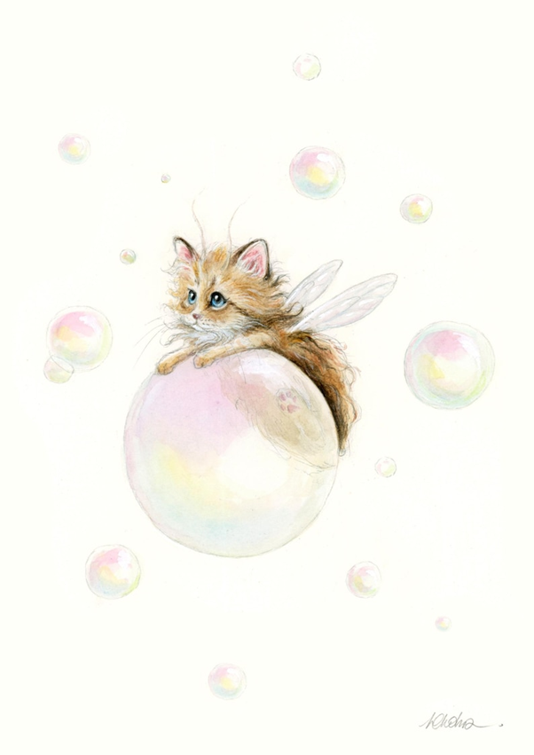 Bubbles - print by Natacha Chohra