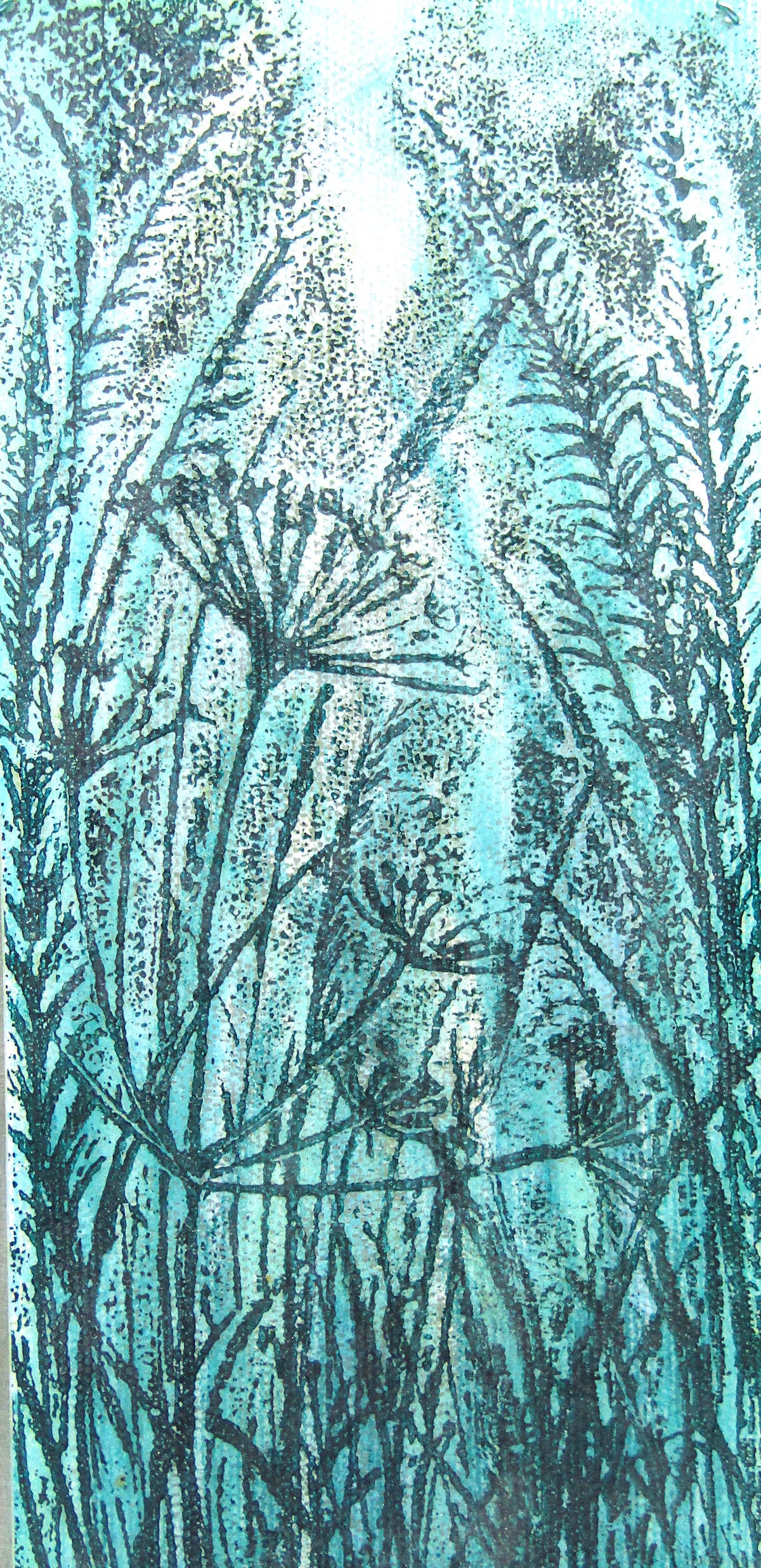 Recycled plastic on aluminium by Anna Roebuck